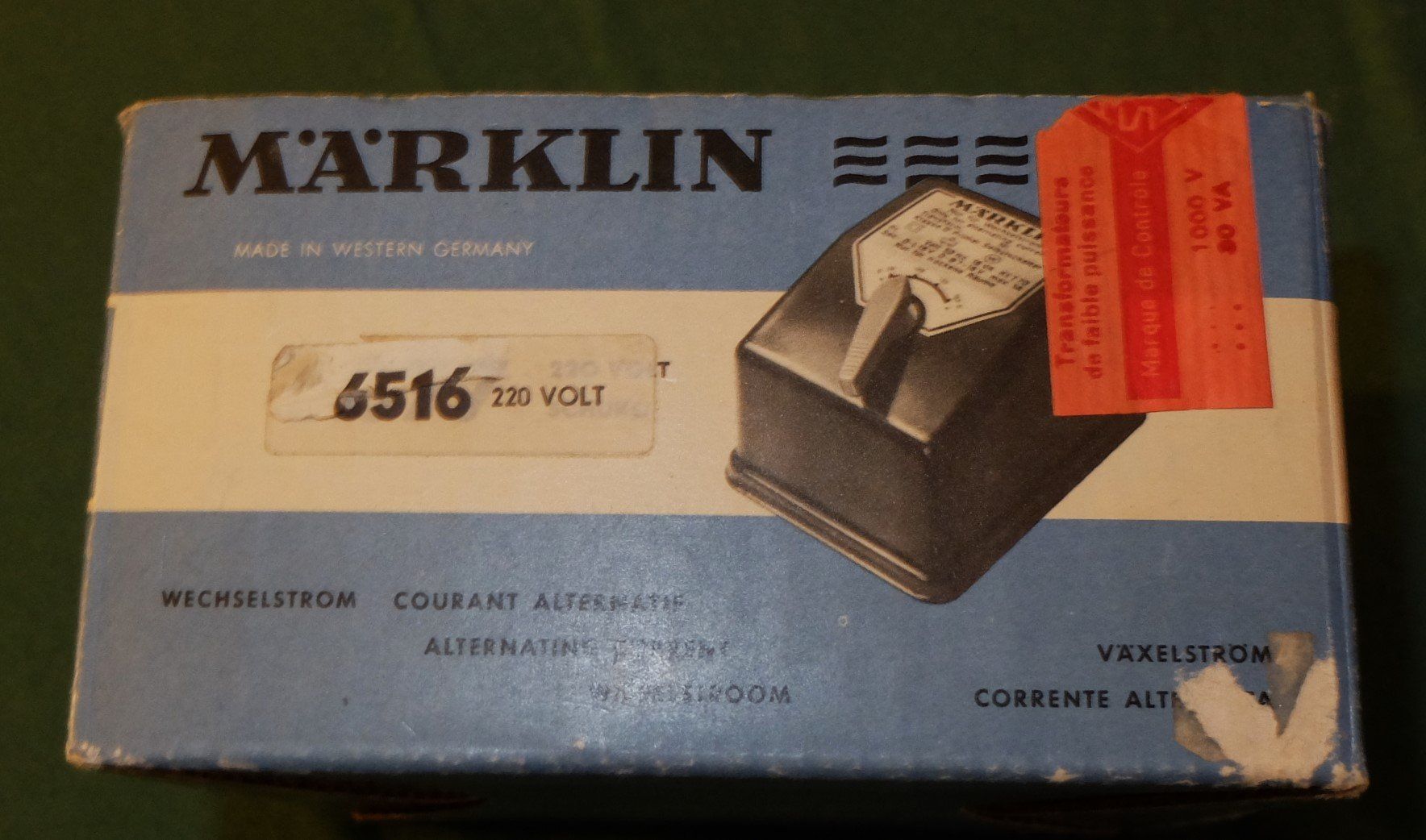 Märklin Modellini di ferrovie: Märklin Trafo – Usato da Wangs venduto da Rumauch 1