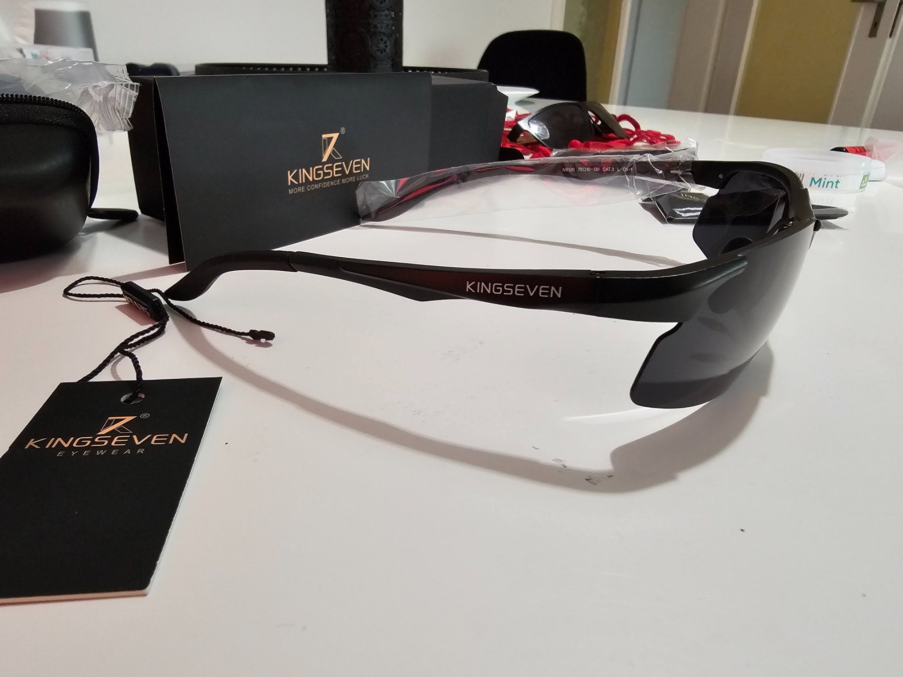 Occhiali & Lenti: Herren Sonnenbrille Kingseven Black – Nuovo e nell'imballaggio originale da Suhr venduto da sjay.Cv 3