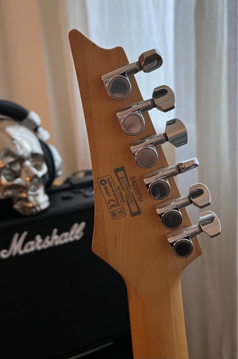 Ibanez Strumenti musicali: Ibanez SA220 FM E Gitarre * frisch ab Service, inkl.Zubehör – Nuovo (secondo la descrizione) da Basel venduto da R.G.R__ 3