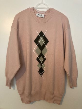 Yarell Damen Pullover Rosa 100% Merino Gr. 42 Top Zustand