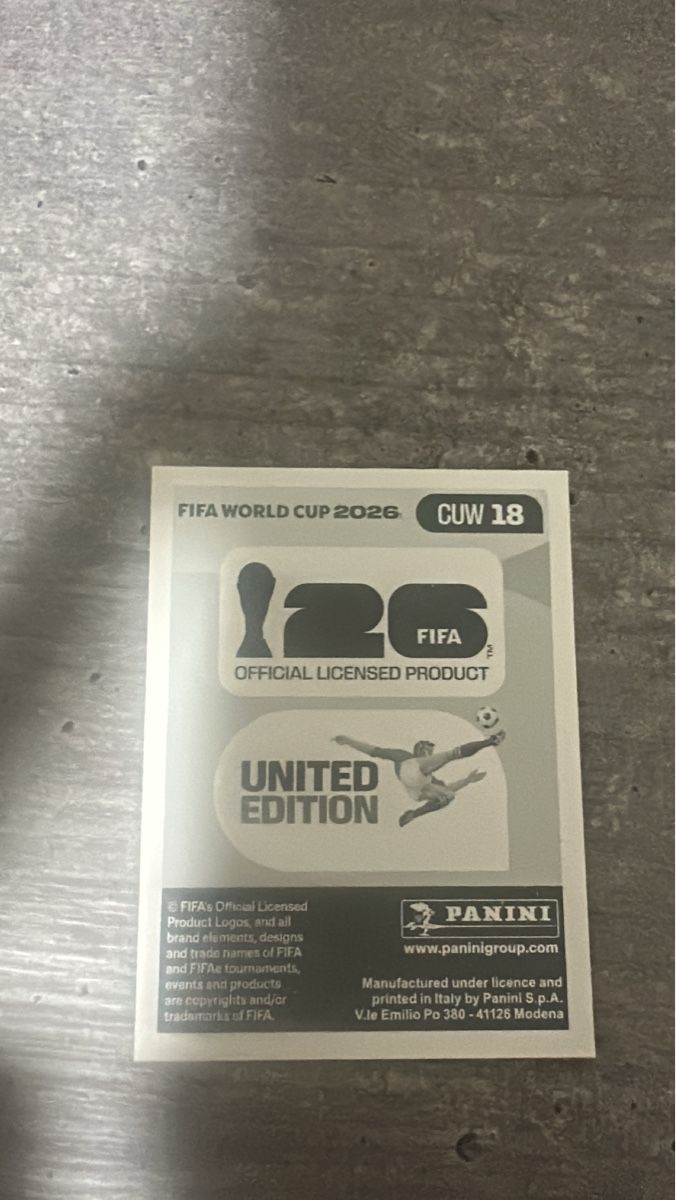 Panini Carte collezionabili: CUW 18 , FIFA WORLD CUP 2026 PANINI  – Nuovo (secondo la descrizione) da Frauenfeld venduto da 1PegPeg1 1