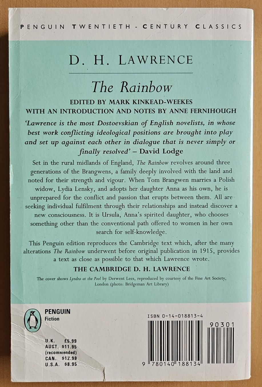 Libri: D.H. Lawrence: The Rainbow – Usato da Schaffhausen venduto da brickenthusiast 3