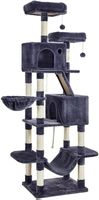 FEANDREA XL-Katzenbaum 206 cm rauchgrau