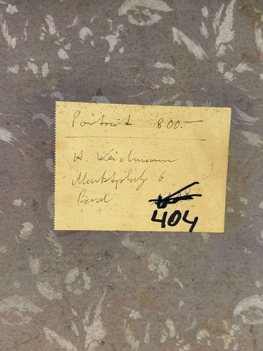 Tableaux: Hans Weidmann ÖlGemälde portrait – D'occasion à Basel par PAUL_ART 8