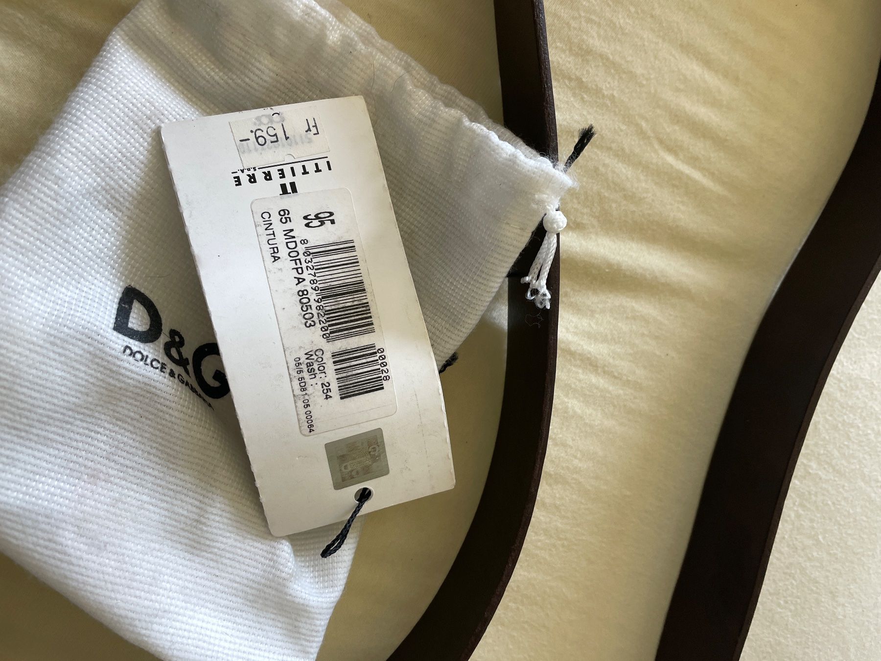 Dolce & Gabbana Cinture: D&G Guertel, Leder, Braun, 95 – Usato da Volketswil venduto da n_r_5gdf 3
