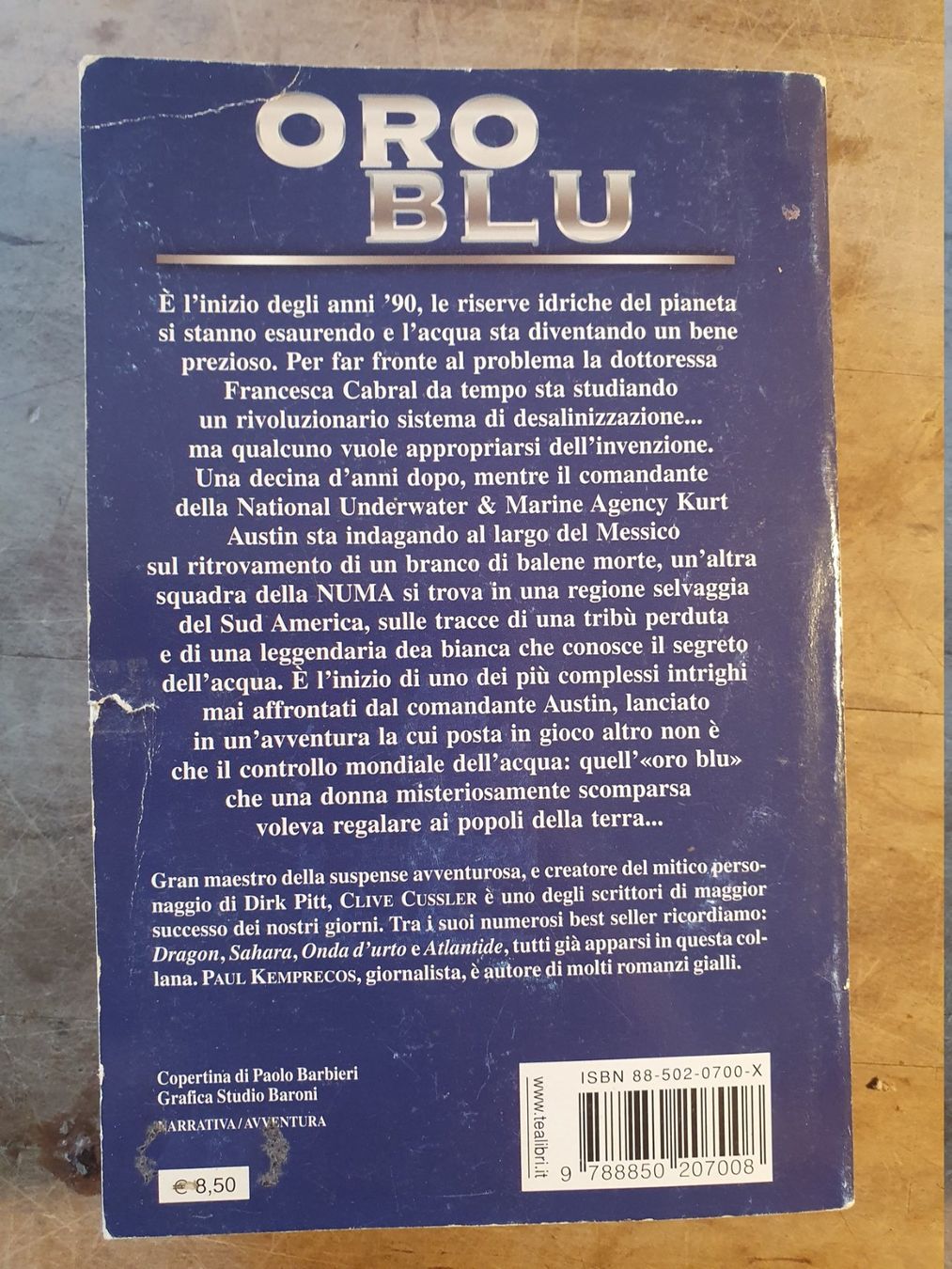 Bücher: Oro Blu Clive Cussler TEA – Gebraucht aus Zürich von loosebone 1