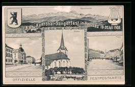 Herisau, Kantonal-Sängerfest 1908, Alps