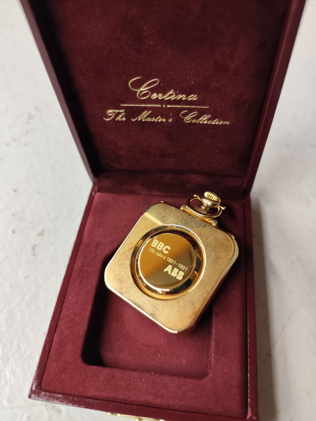 Certina Orologi: Certina Taschenuhr ABB / BBC Jubiläum – Usato da Bubikon venduto da Spooooner 1