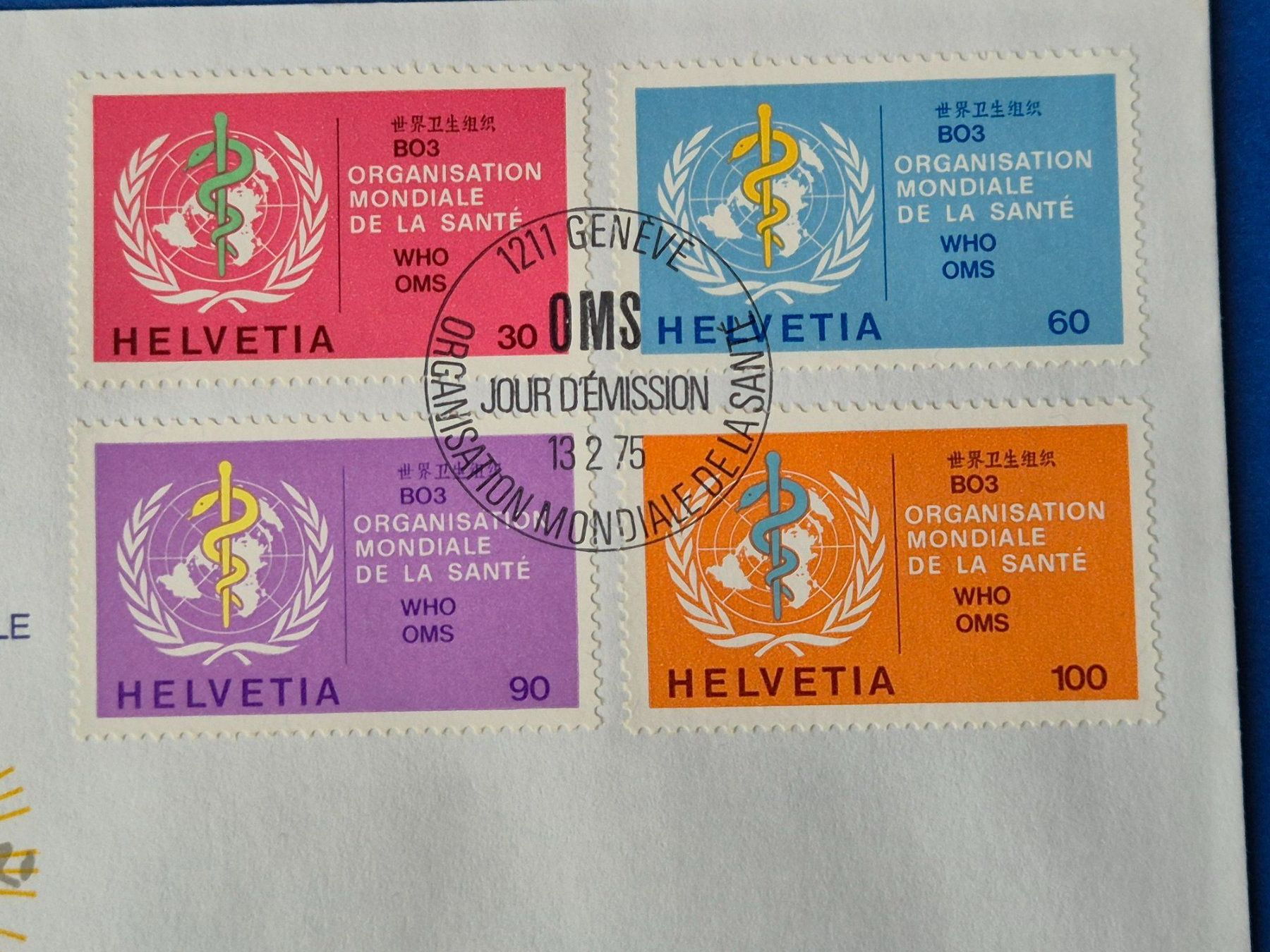 Tutti i francobolli: Ersttagsbrief OMS 1975 13.2.75 – Nuovo (secondo la descrizione) da Seewen SZ venduto da SuperpumaDisplayTeam 1