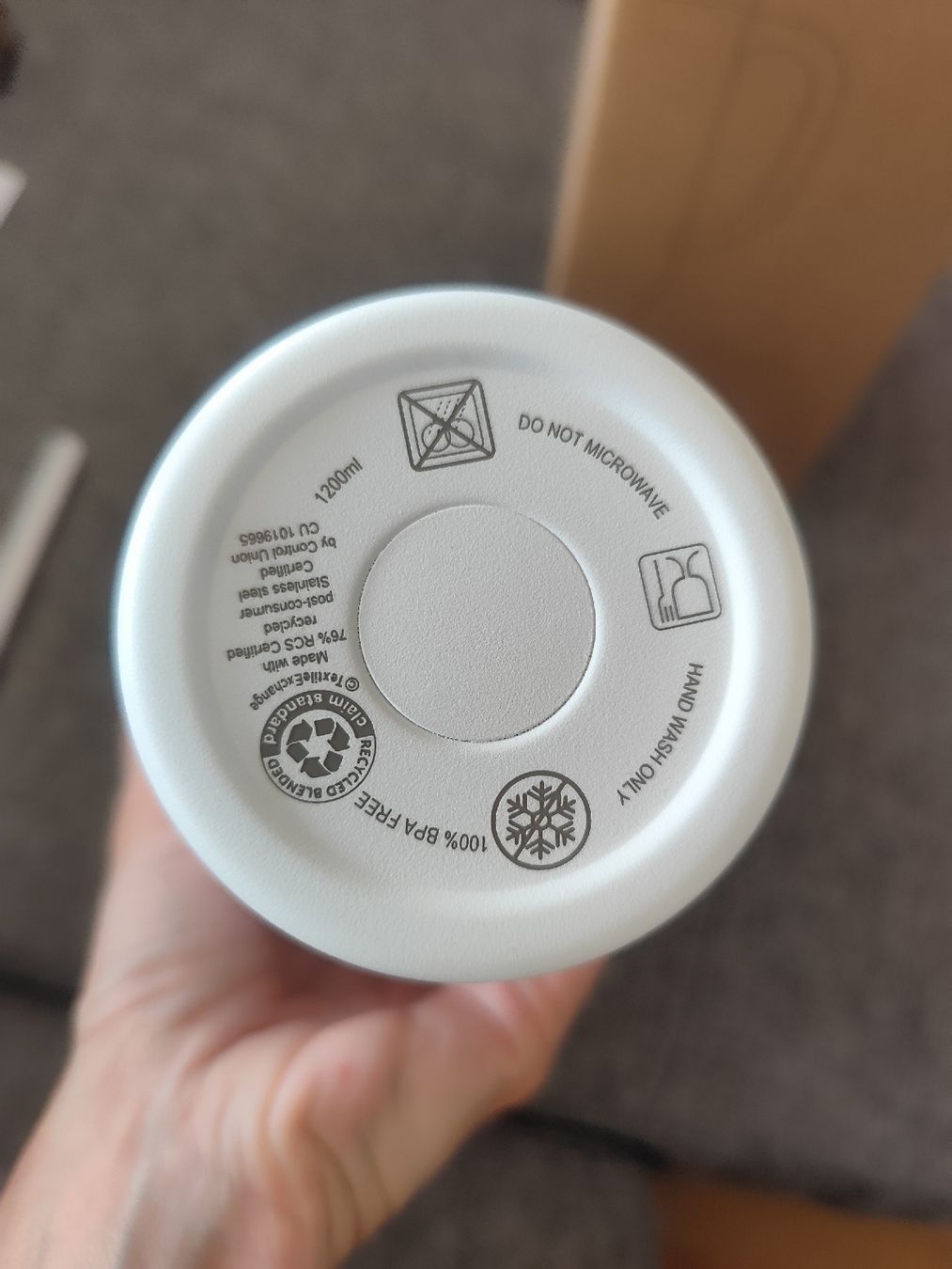 Stanley Borracce & Thermos: Continental "Stanley-style" Becher 1.2L weiss, neu – Nuovo e nell'imballaggio originale da Zürich venduto da Claudia_Zueri 2