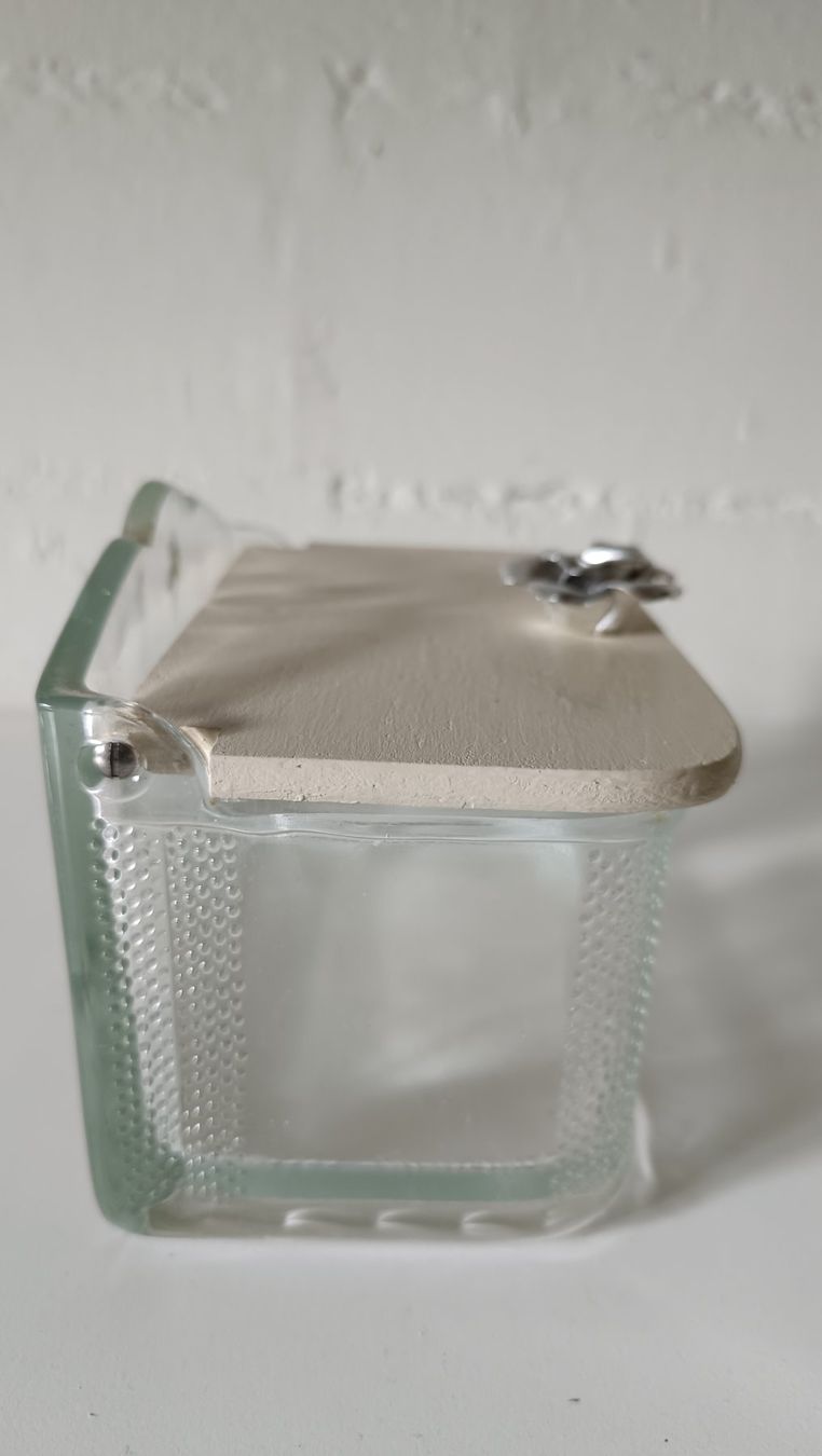 Bicchieri: Antikes Salz Glas mit Deckel – Usato da Zürich venduto da Jul69 1