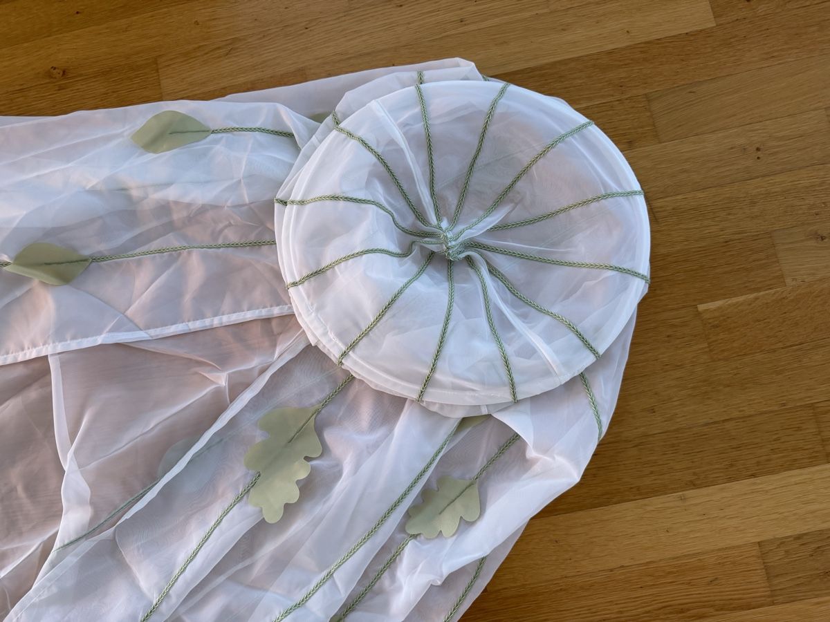 Ikea Alle Dekorationen: IKEA Himmelbett Baldachin Moskitonetz mit Blattdekor – Neu (gemäss Beschreibung) aus Bettlach von Tradenet100 1