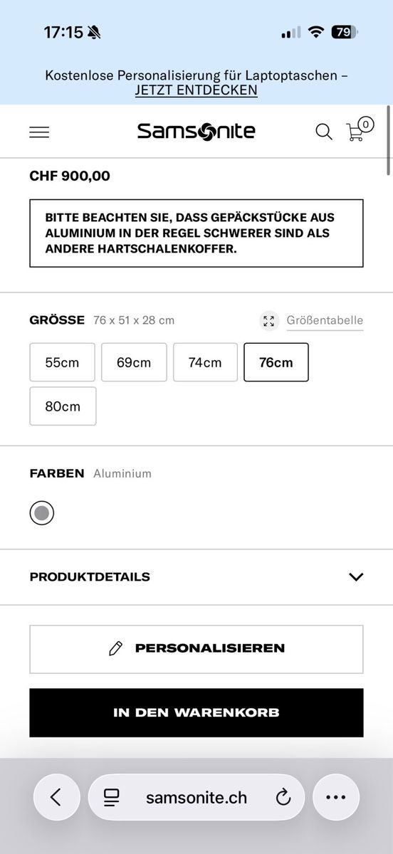 Samsonite Valigie: Koffer Samsonite – Nuovo (secondo la descrizione) da Bern venduto da Paramagurunathan 7