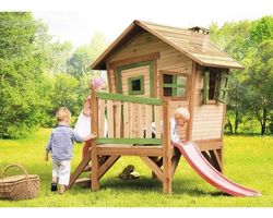 Stelzenhaus Axi Robin Holz mit Rutsche