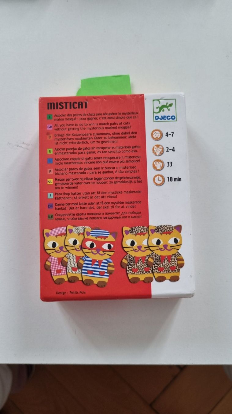 Djeco Spiele: Jeu de mistigri  MISTICAT de DJECO – Gebraucht aus La Chaux-de-Fonds von mikilo1 1