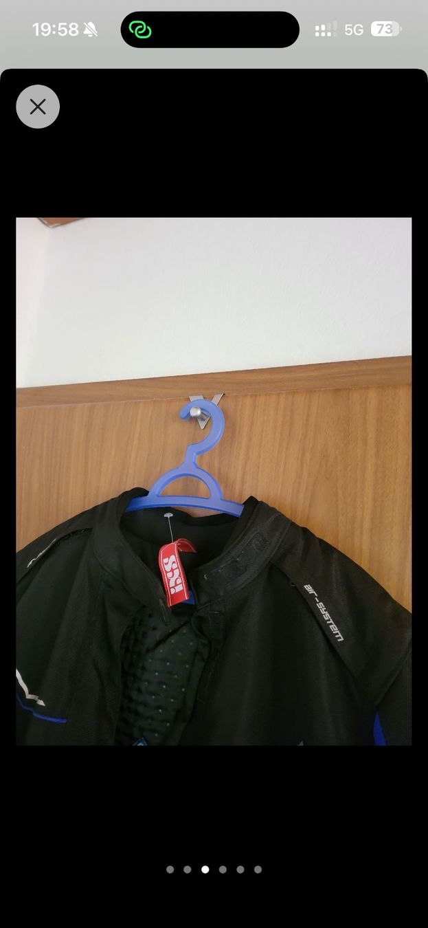Giacche: Blouson moto IXS bleu/noir, M – Usato da Melide venduto da GiovanniBortolozzo 1