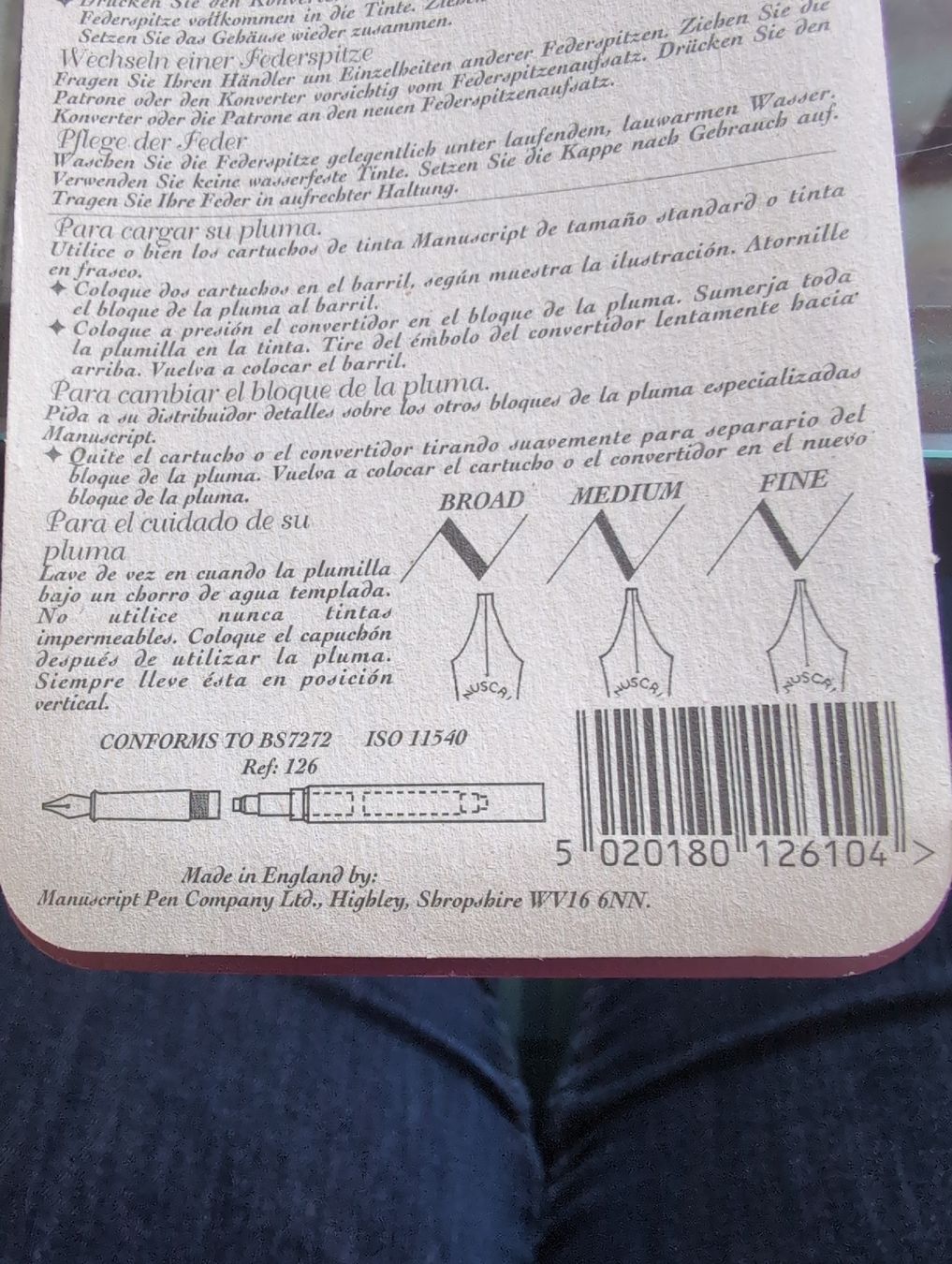 Altro in Scrittura & Disegno: Starter Set Manuscript Füller  – Nuovo e nell'imballaggio originale da Bern venduto da berneroberlaenderin 2