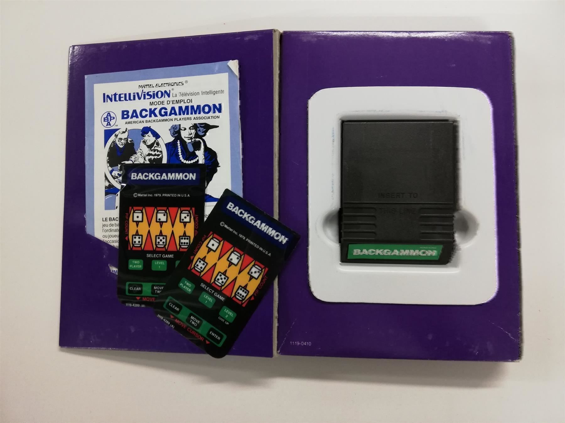 Giochi: Backgammon         / Mattel Intellivision – Usato da St. Gallen venduto da zorro_dc 2