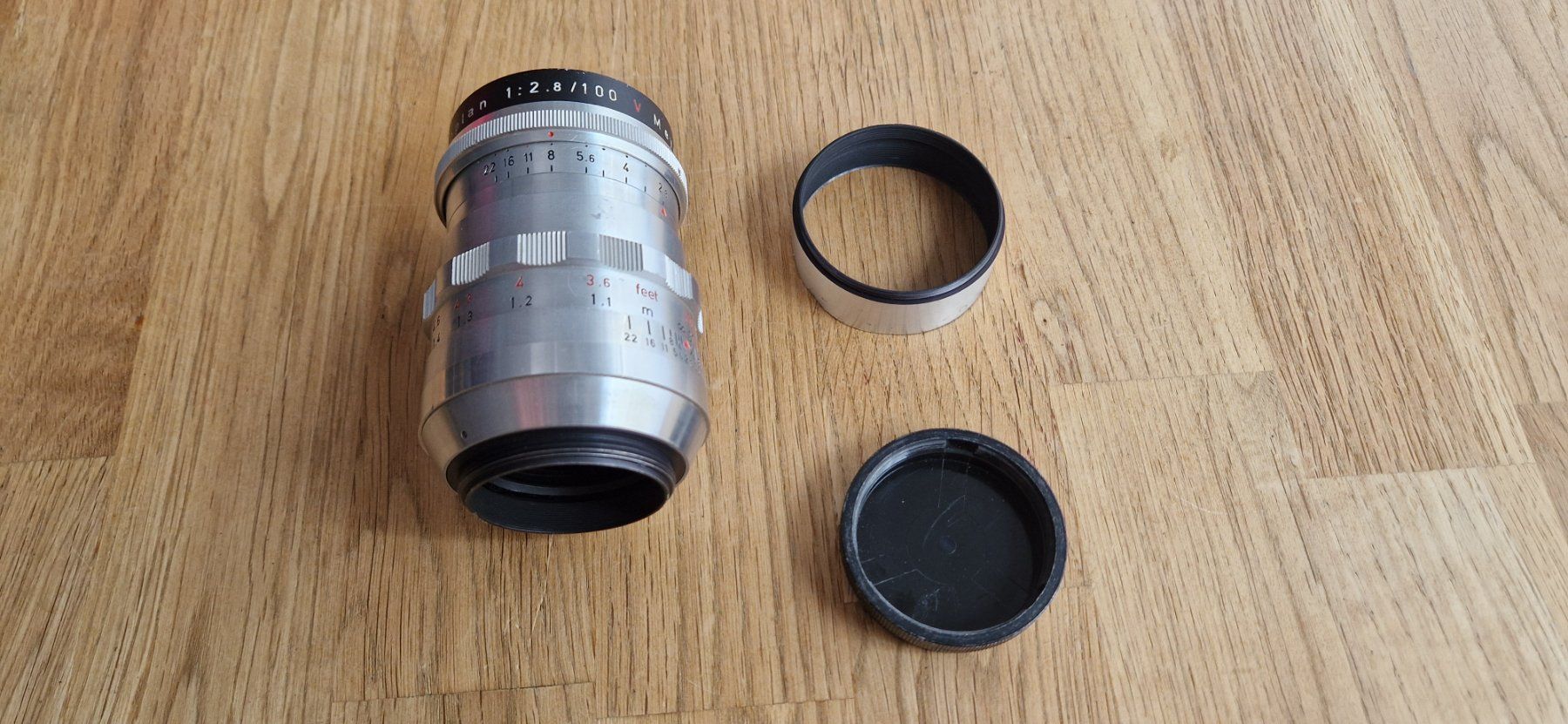 Obiettivi: Meyer Optik Trioplan 1:2.8/100 V Objektiv – Usato da Zürich venduto da Lina049 8
