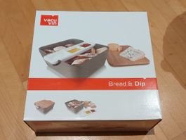 Brotkasten, Dip Schale und Schneidebrett
