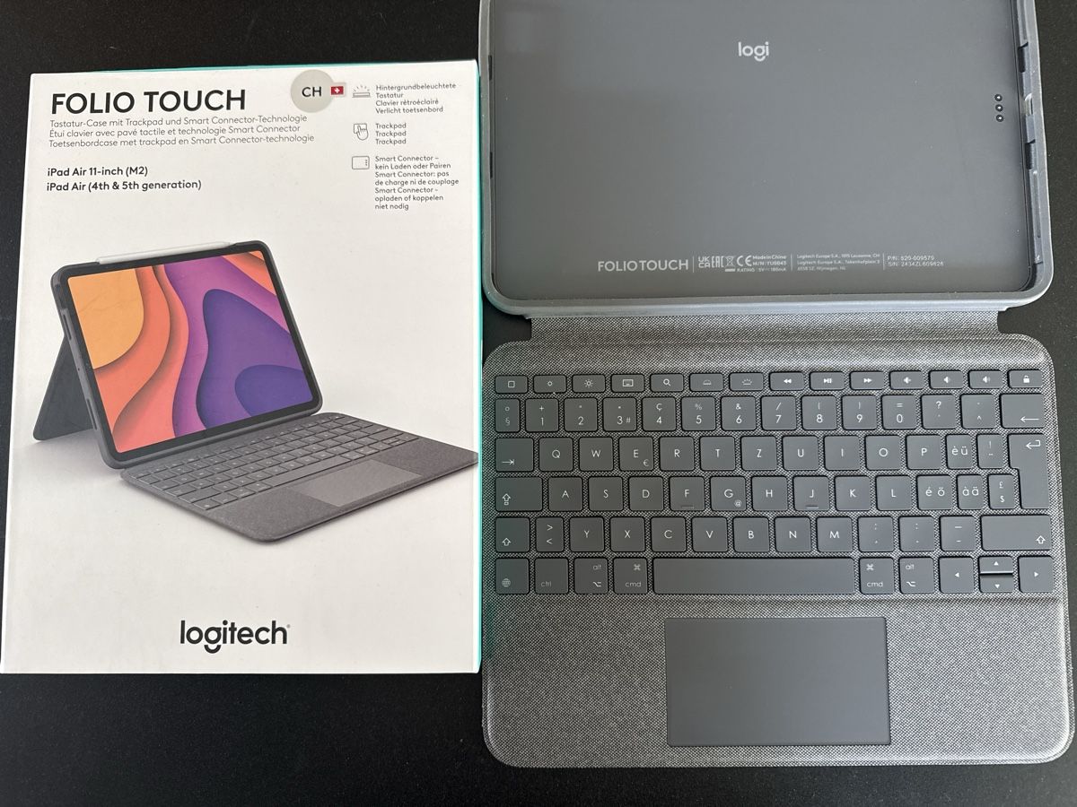 Logitech Tastiere: Étui clavier Logitech Folio Touch iPad Air 11 pouces  – Usato da La Cibourg venduto da rangiroa98