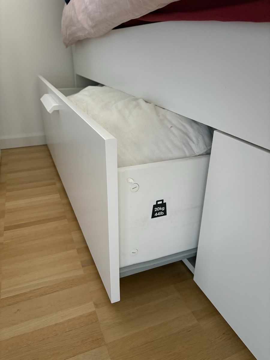 Letti: Ikea Brimnes King size bed with storage – Nuovo (secondo la descrizione) da Binningen venduto da G_Sam87 2