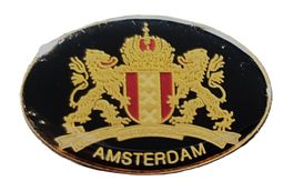 U252 - Pin Wappen Amsterdam Holland