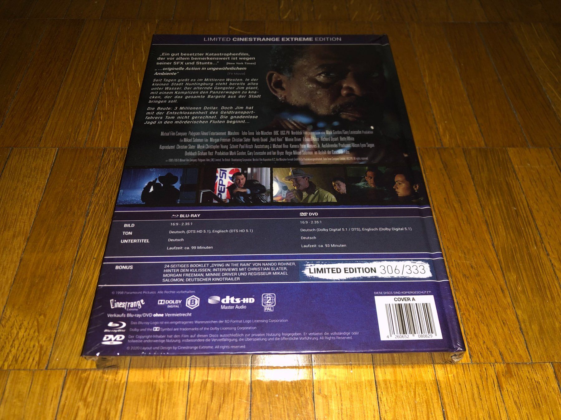 Tutti i DVDs: Hard Rain - MEDIABOOK - A - UNCUT – Nuovo e nell'imballaggio originale da Basel venduto da havsok 1