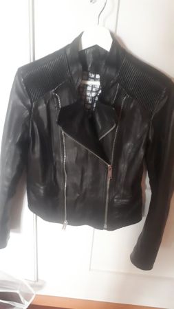 Lederjacke schwarz 36 Masterpelle