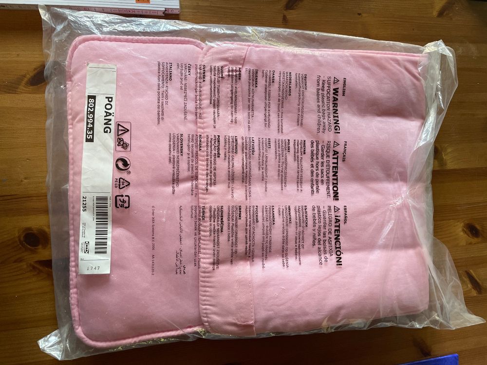 Ikea Poäng Kinderstuhl Bezug Kaufen auf Ricardo