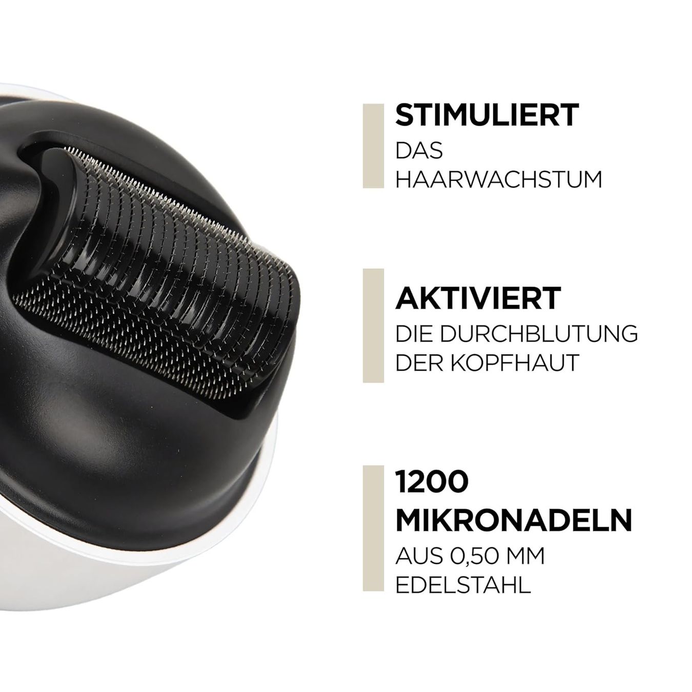 Cura del viso: Derma Roller 0.5mm mit 1200 Mikronadeln – Nuovo e nell'imballaggio originale da Geneve venduto da Titi2008 1