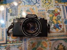 Minolta XG 3 Camera with MC Rokkor-PF 55mm f/1.7 Lens used