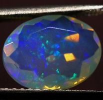 Oval Faceted Ethiopian Welo Opal 1.40 Cts #A14