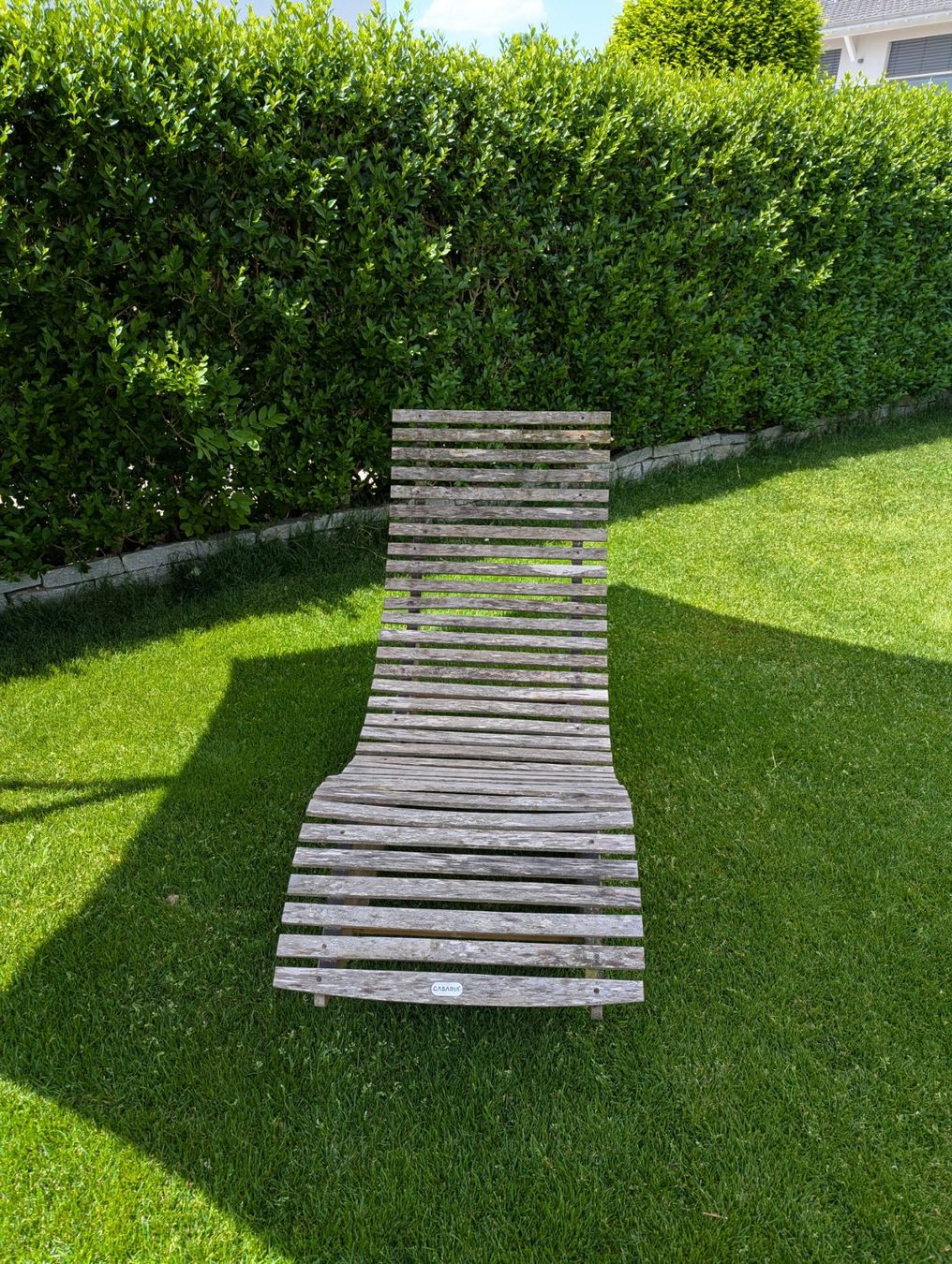 Sedie a sdraio: 2 Stück Gartenliege mit Auflage Creme – Usato da Neudorf venduto da Rroeoesli 3