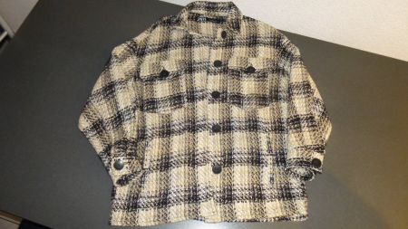 Zara Bouclé-Übergangsjacke zum Zuknöpfen/ XS/ TOP-Zustand