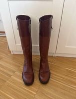 Stiefel Minelli cognac Leder