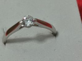 Damen Ring Solitaire