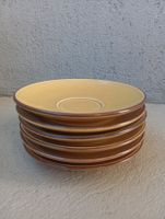 RÖSSLER® 6 x kleine Teller "Senfgelb"