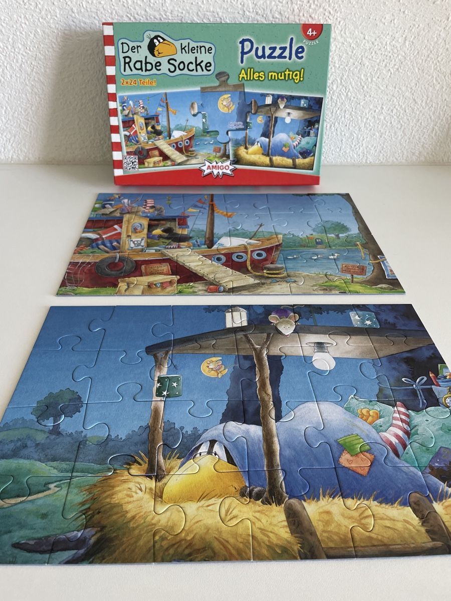 Ravensburger Puzzle: Puzzle 4+ Rabe Socke – Usato da Mönchaltorf venduto da Snoopy2002