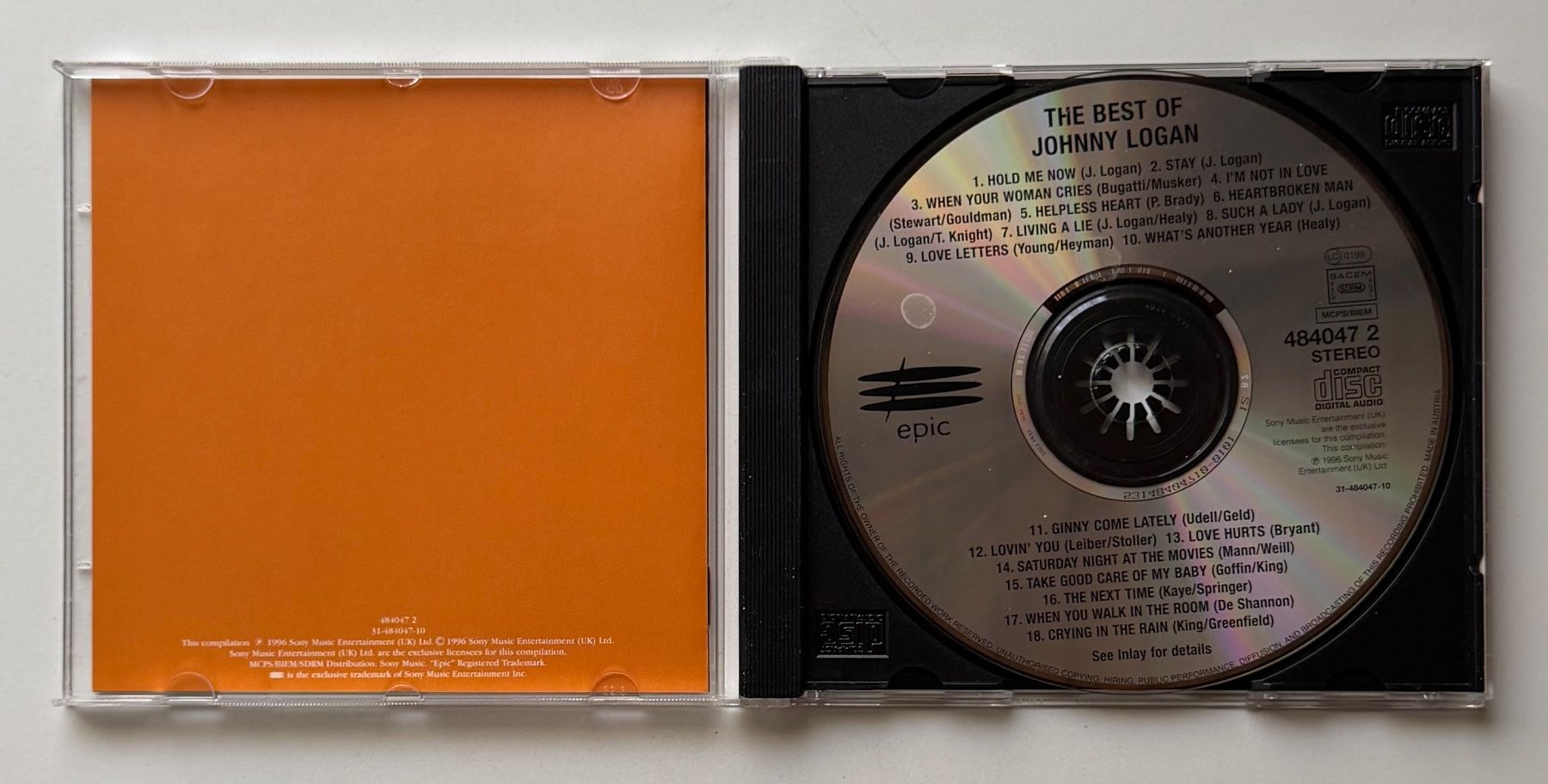 CD: Johnny Logan / The Best Of – Usato da Näfels venduto da rottabi 2