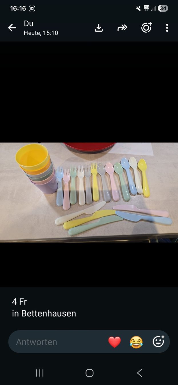 Ikea Set di piatti: Blastik.Bschtek – Nuovo (secondo la descrizione) da Bettenhausen venduto da Engel1991