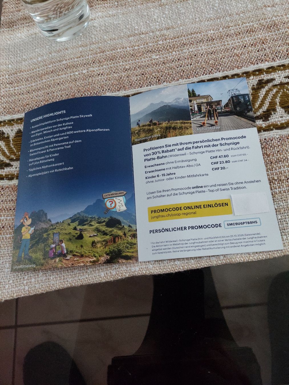 Buoni: Schynige Platte Coop Regional Rabatt 30% – Nuovo e nell'imballaggio originale da Golaten venduto da rohrspatz01 1