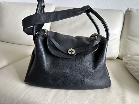 HERMÈS PARIS LINDY 35, schwarz