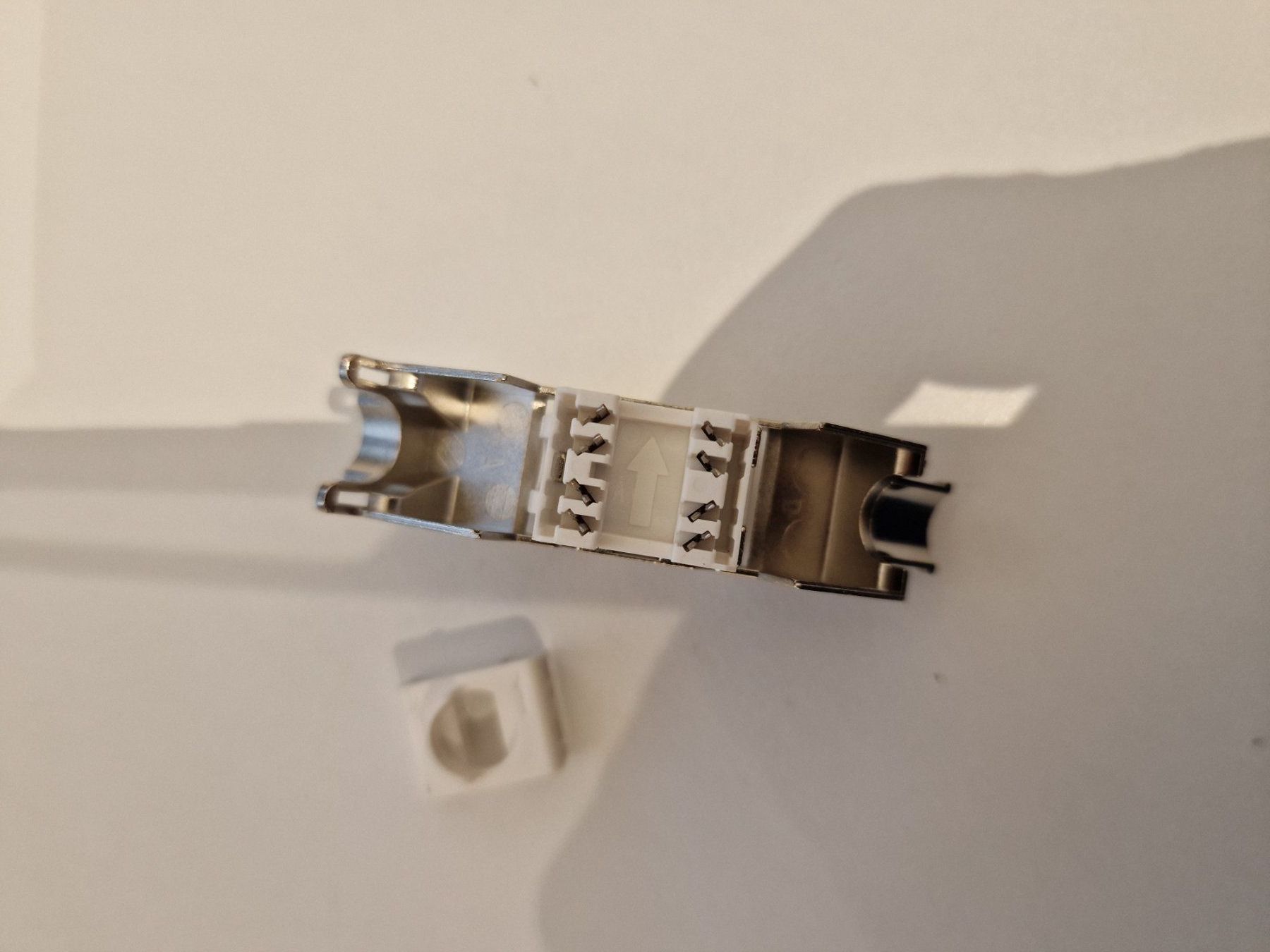 Stecker: Anschlussmodul RJ45 Cat.7, Netzwerkanschlussmodul – Neu und originalverpackt aus Buchrain von Sssschaller 5