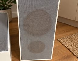 Braun L40 Lautsprecher 2 Stück weiss 4-6 Ohm Vintage Zustand
