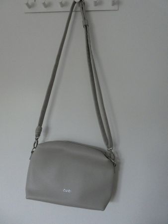 Hellgraue ZWEI Handtasche Umhängetasche UNGEBRAUCHT NEU NEU