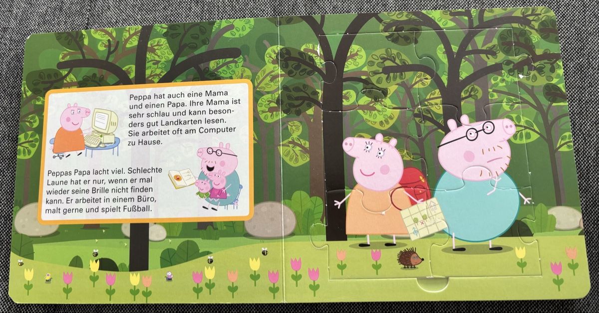 Libri: Peppa Pig Puzzlebuch mit 6 Puzzles – Usato da Jegenstorf venduto da Annina0506 3