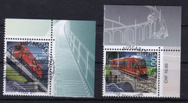 2010, SATZ, SONDERMARKEN BAHNJUBILÄEN, ET-VOLLSTEMPEL