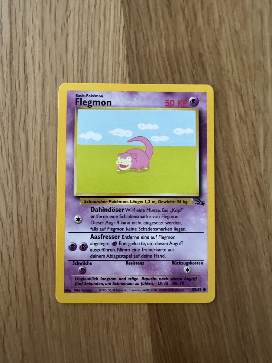 Cartoline: Flegmon Fossil set – Usato da Meinisberg venduto da Knightdeals