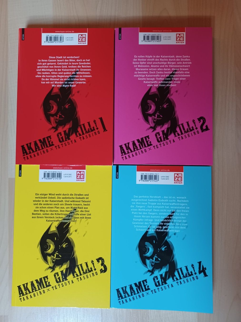 Comics: Akame ga Kill 1-8,11,12  Akame ga Kill Zero 4,5 – Gebraucht aus Wichtrach von  2